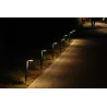 4x Lampa SOLARNA LED stojąca słupek Ogrodowa 41cm zewnętrzna CZARNA-5904703015567