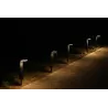 4x Lampa SOLARNA LED stojąca słupek Ogrodowa 41cm zewnętrzna CZARNA-5904703015567