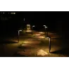 4x Lampa SOLARNA LED stojąca słupek Ogrodowa 41cm zewnętrzna CZARNA-5904703015567