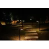 4x Lampa SOLARNA LED stojąca słupek Ogrodowa 41cm zewnętrzna CZARNA-5904703015567