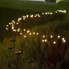 2x Lampki Solarne do Ogrodu Kulki 8x LED Wbijane z Czujnikiem Wodoodporne-5904703016687