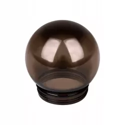 Lampa ogrodowa Kula solarna LED 10 cm wbijana naziemna czarna gwiazdki-5904703018919