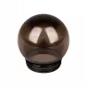 Lampa ogrodowa Kula solarna LED 10 cm wbijana naziemna czarna gwiazdki-5904703018919