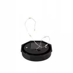 Lampa ogrodowa Kula solarna LED 10 cm wbijana naziemna czarna gwiazdki-5904703018919
