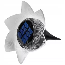 Lampa ogrodowa solarna wbijana KWIATEK LED naziemna lampka czujnik-5904703018865