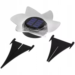 Lampa ogrodowa solarna wbijana KWIATEK LED naziemna lampka czujnik-5904703018865