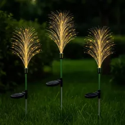 LAMPKA SOLARNA OGRODOWA trawa WBIJANA 80cm LED DO OGRODU czujnik zmierzch-5904703018896