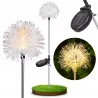 Lampki Solarne do Ogrodu Dmuchawiec LED Wbijane z Czujnikiem Wodoodporne-5904703018889