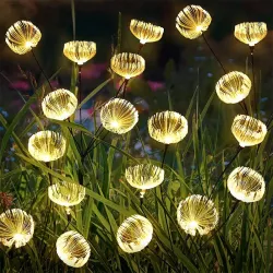 Lampki Solarne do Ogrodu Kwiatki LED Wbijane z Czujnikiem Wodoodporne-5904703018872