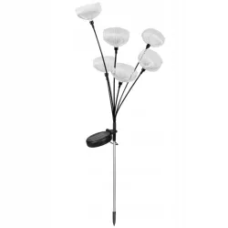 Lampki Solarne do Ogrodu Kwiatki LED Wbijane z Czujnikiem Wodoodporne-5904703018872