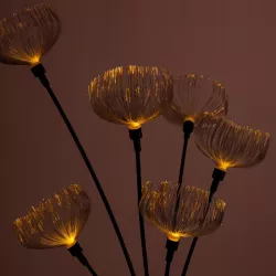 Lampki Solarne do Ogrodu Kwiatki LED Wbijane z Czujnikiem Wodoodporne-5904703018872