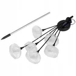 Lampki Solarne do Ogrodu Kwiatki LED Wbijane z Czujnikiem Wodoodporne-5904703018872
