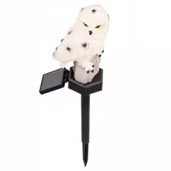 Lampki Solarne do Ogrodu Sowa LED Wbijane z Czujnikiem Wodoodporne-5904703023906