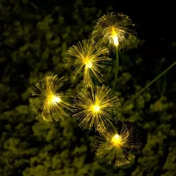 Lampki Solarne do Ogrodu Meduza LED Wbijane z Czujnikiem Wodoodporne-5904703023920