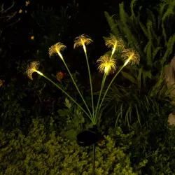 Lampki Solarne do Ogrodu Meduza LED Wbijane z Czujnikiem Wodoodporne-5904703023920