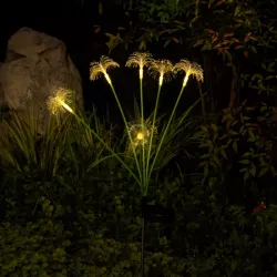 Lampki Solarne do Ogrodu Meduza LED Wbijane z Czujnikiem Wodoodporne-5904703023920