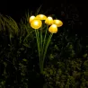 Lampki Solarne do Ogrodu Grzybki LED Wbijane z Czujnikiem Wodoodporne-5904703023937