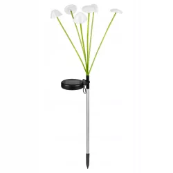 Lampki Solarne do Ogrodu Grzybki LED Wbijane z Czujnikiem Wodoodporne-5904703023937