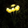 Lampki Solarne do Ogrodu Grzybki LED Wbijane z Czujnikiem Wodoodporne-5904703023937