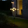 Lampki Solarne do Ogrodu Grzybki LED Wbijane z Czujnikiem Wodoodporne-5904703023937