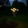 Lampki Solarne do Ogrodu Grzybki LED Wbijane z Czujnikiem Wodoodporne-5904703023937