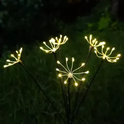 Lampki Solarne do Ogrodu Stokrotki LED Wbijane z Czujnikiem Wodoodporne-5904703023944