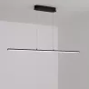 Lampa sufitowa wisząca 120cm 4000K LED ŻYRANDOL czarny Mocne jasne światło-5904703011422