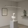 Lampa sufitowa wisząca 120cm 4000K LED ŻYRANDOL czarny Mocne jasne światło-5904703011422