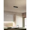 Lampa sufitowa wisząca 120cm 4000K LED ŻYRANDOL czarny Mocne jasne światło-5904703011422