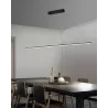 Lampa sufitowa wisząca 120cm 4000K LED ŻYRANDOL czarny Mocne jasne światło-5904703011422