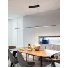 Lampa sufitowa wisząca 120cm 4000K LED ŻYRANDOL czarny Mocne jasne światło-5904703011422