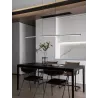Lampa sufitowa wisząca 120cm 4000K LED ŻYRANDOL czarny Mocne jasne światło-5904703011422