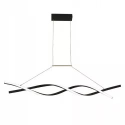 Lampa sufitowa wisząca żyrandol LED do Pokoju Nowoczesny 4000K 100cm czarny-5904703011408