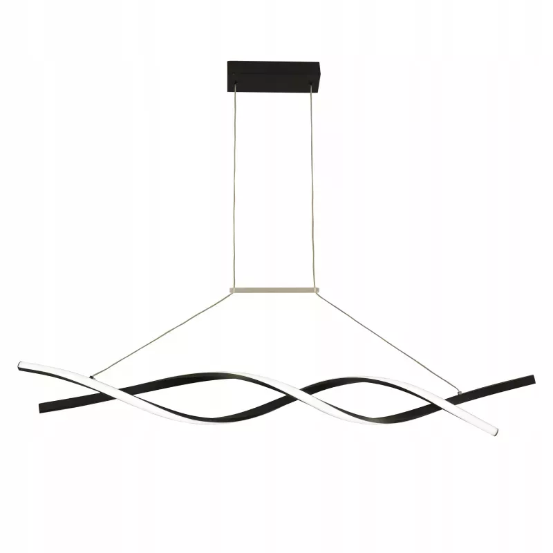 Lampa sufitowa wisząca żyrandol LED do Pokoju Nowoczesny 4000K 100cm czarny-5904703011408