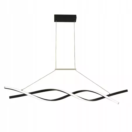Lampa sufitowa wisząca żyrandol LED do Pokoju Nowoczesny 4000K 100cm czarny-5904703011408