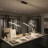 Lampa sufitowa wisząca żyrandol LED do Pokoju Nowoczesny 4000K 100cm czarny-5904703011408