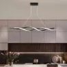 Lampa sufitowa wisząca żyrandol LED do Pokoju Nowoczesny 4000K 100cm czarny-5904703011408
