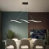Lampa sufitowa wisząca żyrandol LED do Pokoju Nowoczesny 4000K 100cm czarny-5904703011408