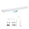 Listwa led plafon z bezcieniowym łączeniem 1.2m 24W biały zimny - 8433325207694