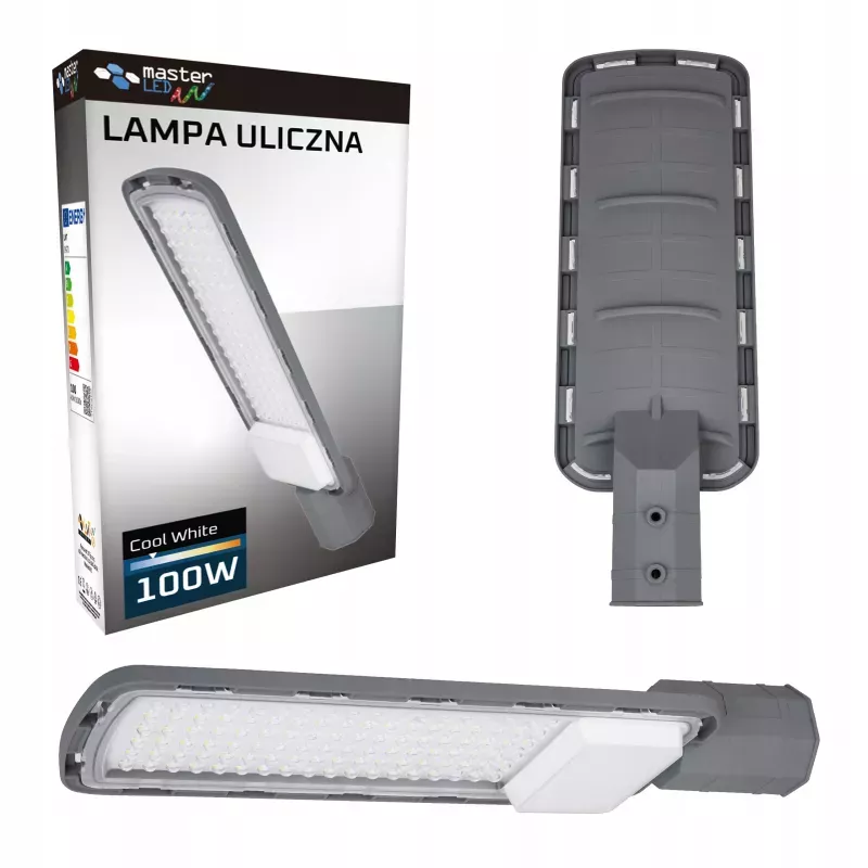 LAMPA ULICZNA LED 100W LATARNIA PRZEMYSŁOWA ZEWNĘTRZNA IP65 230V NA PARKING-5903002039618