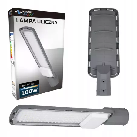 LAMPA ULICZNA LED 100W LATARNIA PRZEMYSŁOWA ZEWNĘTRZNA IP65 230V NA PARKING-5903002039618