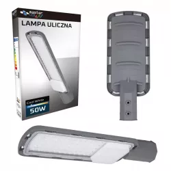 LAMPA ULICZNA LED 50W LATARNIA PRZEMYSŁOWA ZEWNĘTRZNA IP65 230V NA PARKING-5908263383418