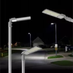 LAMPA ULICZNA LED 50W LATARNIA PRZEMYSŁOWA ZEWNĘTRZNA IP65 230V NA PARKING-5908263383418
