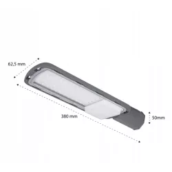 LAMPA ULICZNA LED 50W LATARNIA PRZEMYSŁOWA ZEWNĘTRZNA IP65 230V NA PARKING-5908263383418