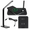LAMPKA NA BIURKO BIURKOWA NOCNA LED z ładowarką DOTYKOWA ściemnialna-5908263383845