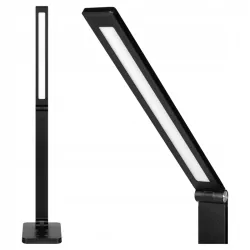 LAMPKA NA BIURKO BIURKOWA NOCNA LED z ładowarką DOTYKOWA ściemnialna-5908263383845