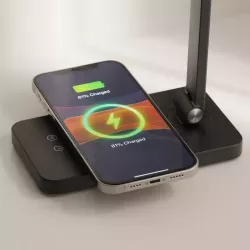 LAMPKA NA BIURKO BIURKOWA NOCNA LED z ładowarką DOTYKOWA ściemnialna-5908263383845
