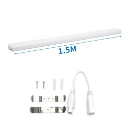 Listwa led plafon z bezcieniowym łączeniem 1.5m 30W biały zimny - 8433325207717