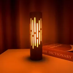 LAMPKA STOŁOWA DOTYKOWA LED akumulator NOCNA płomień USB-C 1800K BIURKOWA-5904703007470