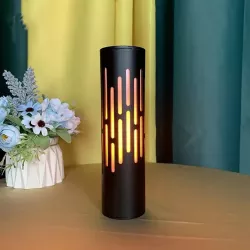 LAMPKA STOŁOWA DOTYKOWA LED akumulator NOCNA płomień USB-C 1800K BIURKOWA-5904703007470